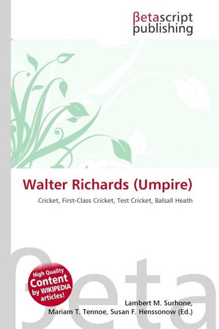 Walter Richards (Umpire)