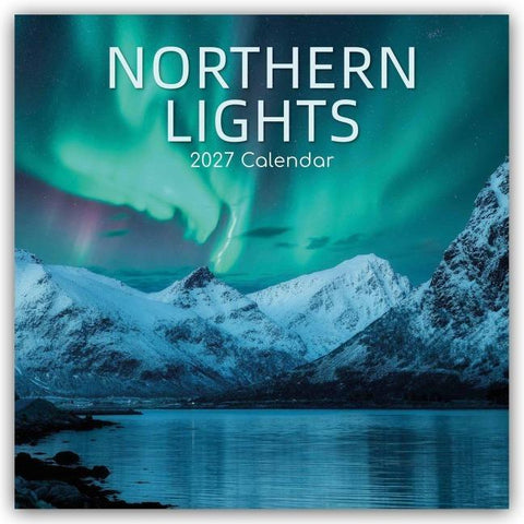 Northern Lights – Nordlicht – Aurora Borealis 2027 – 16-Monatskalender