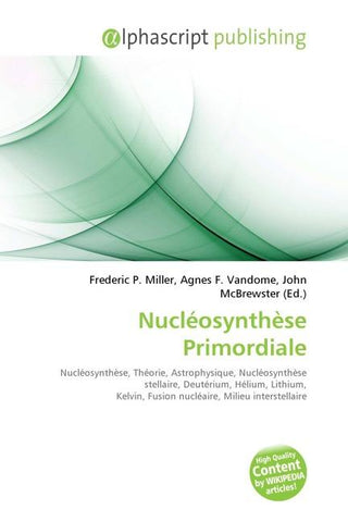 Nucléosynthèse Primordiale
