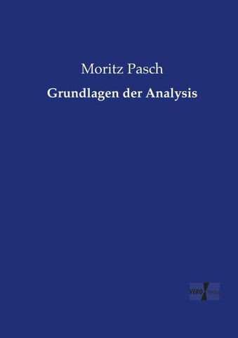 Grundlagen der Analysis