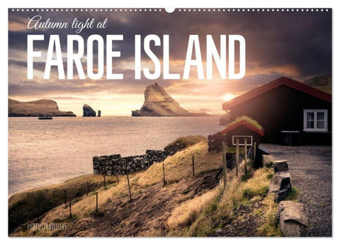 Autumn light at Faroe island (Wall Calendar 2026 DIN A2 landscape), CALVENDO 12 Month Wall Calendar