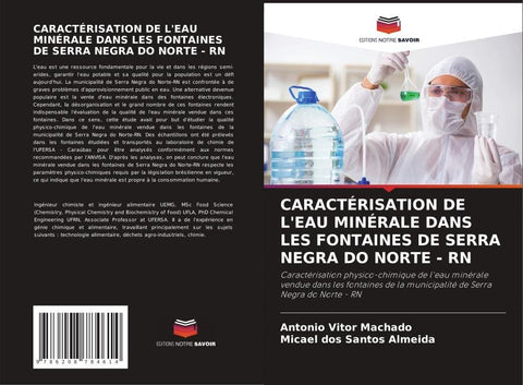 CARACTÉRISATION DE L'EAU MINÉRALE DANS LES FONTAINES DE SERRA NEGRA DO NORTE - RN