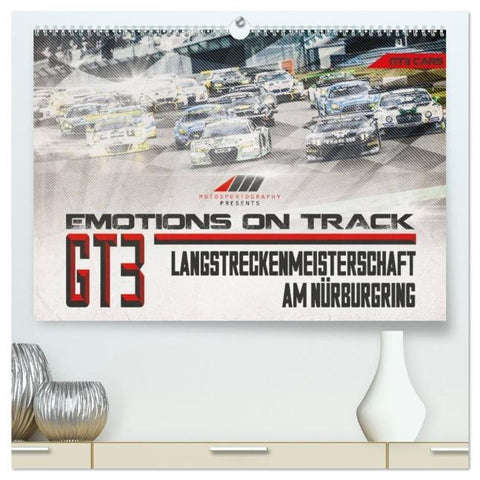 Emotions on Track - Langstreckenmeisterschaft am Nürburgring - GT3 (hochwertiger Premium Wandkalender 2026 DIN A2 quer), Kunstdruck in Hochglanz