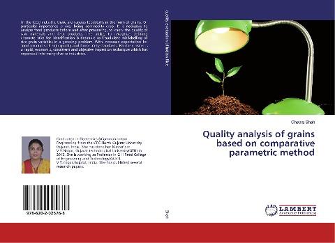 Quality analysis of grains based on comparative parametric method