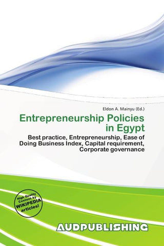 Entrepreneurship Policies in Egypt