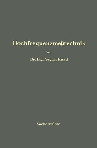 Hochfrequenzmeßtechnik