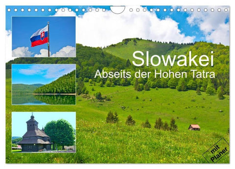Slowakei - Abseits der Hohen Tatra (Wandkalender 2026 DIN A4 quer), CALVENDO Monatskalender