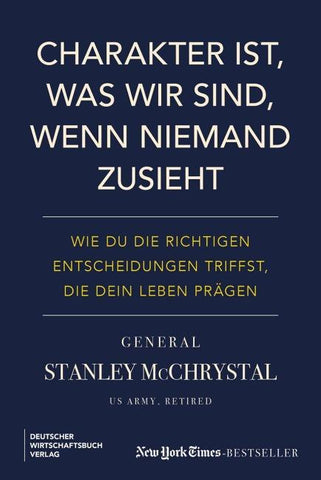 Charakter ist, was wir sind, wenn niemand zusieht