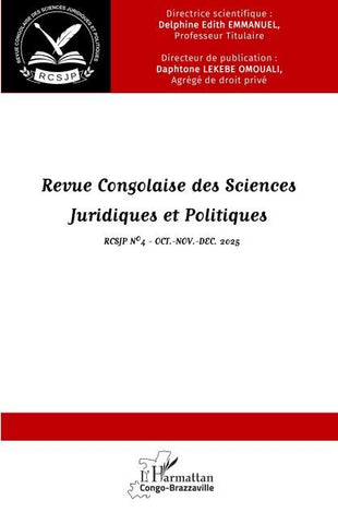Revue Congolaise des Sciences Juridiques et Politiques