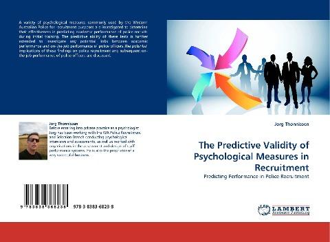 The Predictive Validity of Psychological Measures in Recruitment