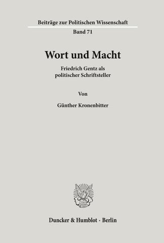 Wort und Macht.