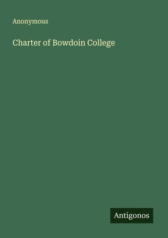 Charter of Bowdoin College