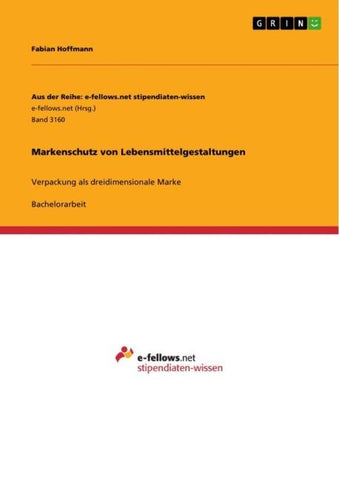 Markenschutz von Lebensmittelgestaltungen