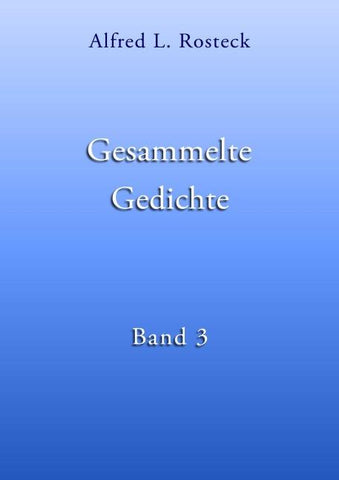 Gesammelte Gedichte Band 3