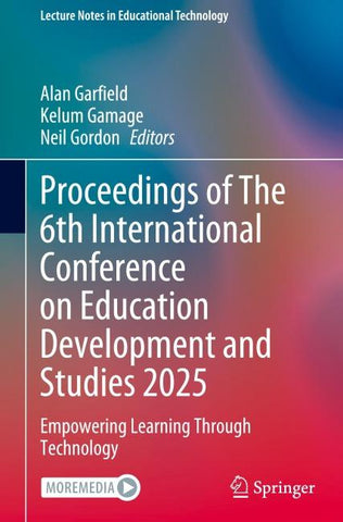 Proceedings of The 6th International Conference on Education Development and Studies 2025