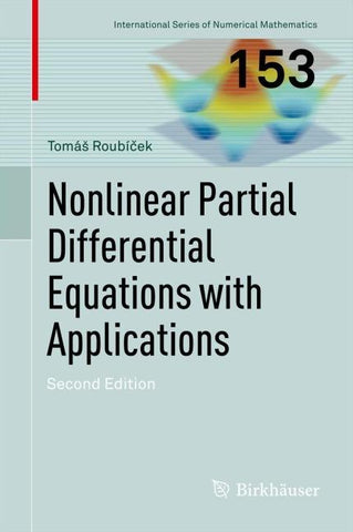 Nonlinear Partial Differential Equations with Applications