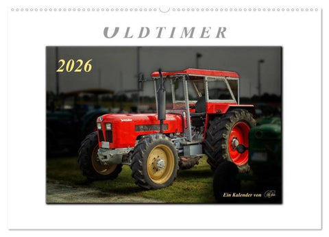 Oldtimer - Trecker Liebe (Wandkalender 2026 DIN A2 quer), CALVENDO Monatskalender