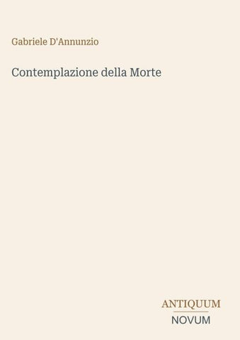 Contemplazione della Morte