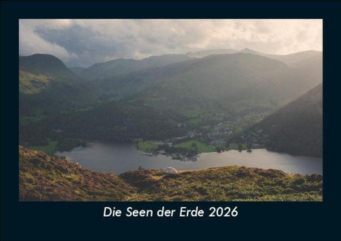 Die Seen der Erde 2026 Fotokalender DIN A5