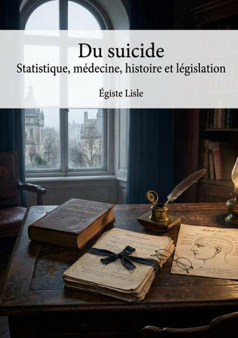 Du suicideStatistique, médecine, histoire et législation