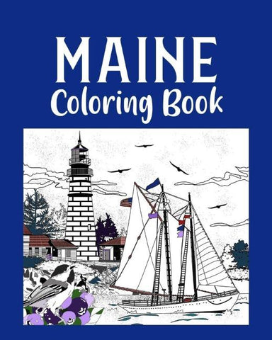 Maine Coloring Book