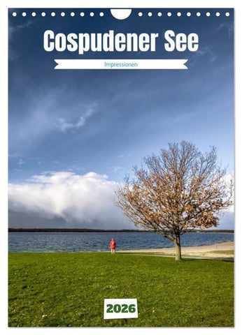 Cospudener See (Wandkalender 2026 DIN A4 hoch), CALVENDO Monatskalender
