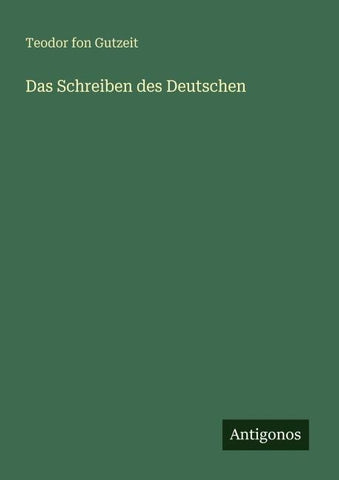 Das Schreiben des Deutschen