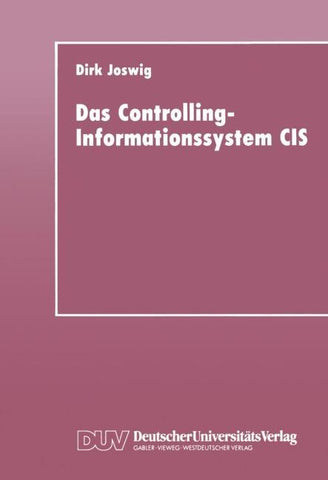 Das Controlling-Informationssystem CIS