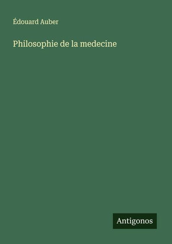 Philosophie de la medecine