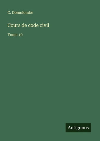 Cours de code civil