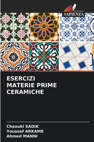 ESERCIZI MATERIE PRIME CERAMICHE