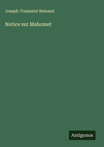 Notice sur Mahomet