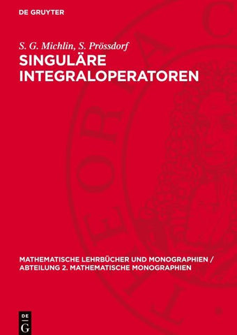 Singuläre Integraloperatoren