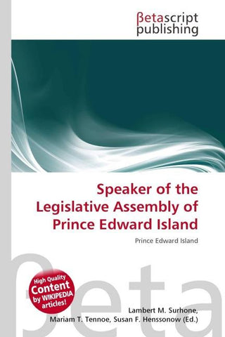 Speaker of the Legislative Assembly of Prince Edward Island