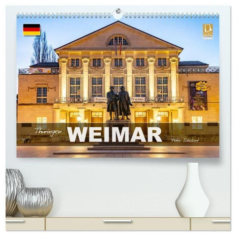 Thüringen - Weimar (hochwertiger Premium Wandkalender 2027 DIN A2 quer), Kunstdruck in Hochglanz