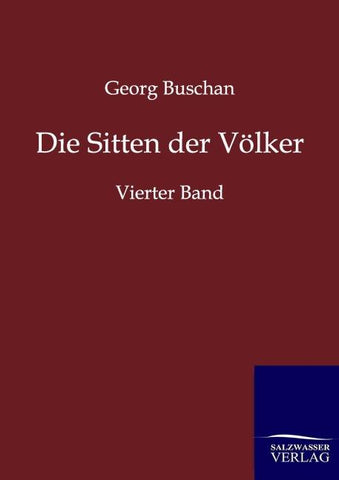 Die Sitten der Völker