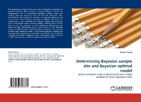 Determining Bayesian sample size and Bayesian optimal model