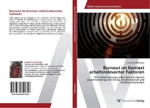 Burnout im Kontext arbeitsrelevanter Faktoren