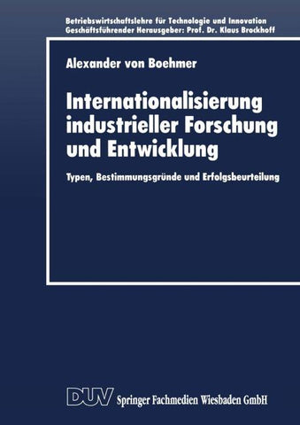 Internationalisierung industrieller Forschung und Entwicklung