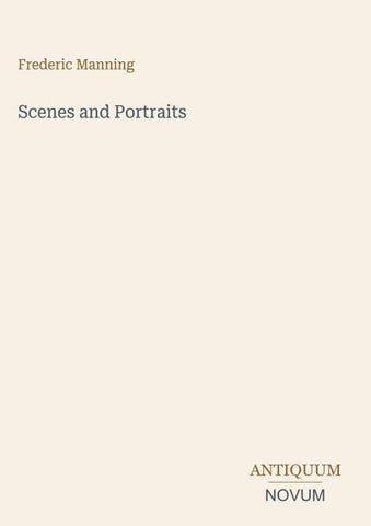 Scenes and Portraits