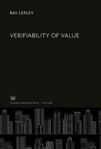 Verifiability of Value