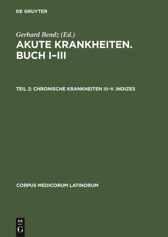 Chronische Krankheiten III–V. Indizes