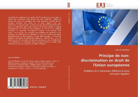 Principe de non-discrimination en droit de l''Union européenne