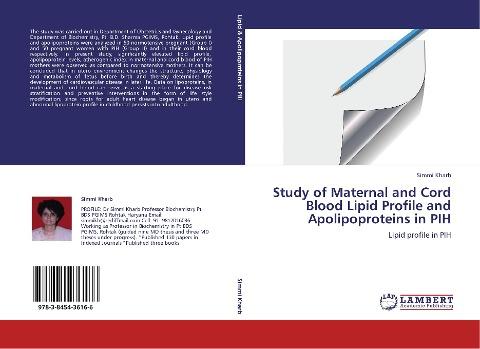 Study of Maternal and Cord Blood Lipid Profile and Apolipoproteins in PIH