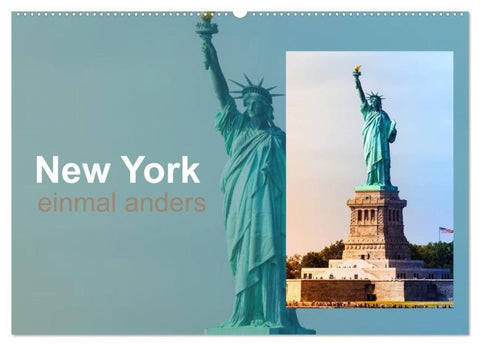 New York - einmal anders (Wandkalender 2026 DIN A2 quer), CALVENDO Monatskalender