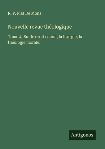Nouvelle revue théologique