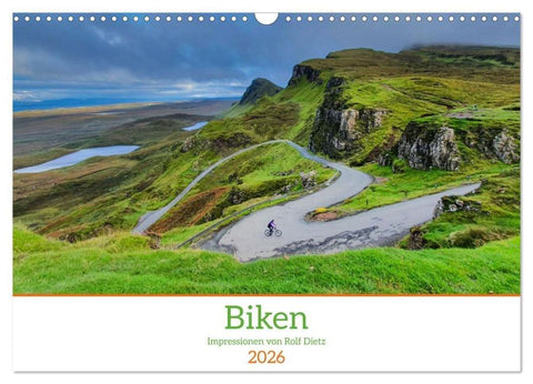 Biken - Impressionen von Rolf Dietz (Wandkalender 2026 DIN A3 quer), CALVENDO Monatskalender