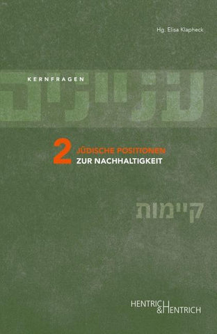 Jüdische Positionen zur Nachhaltigkeit