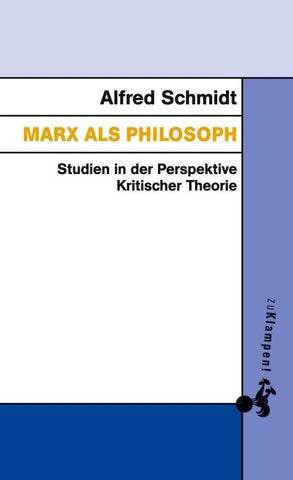 Marx als Philosoph