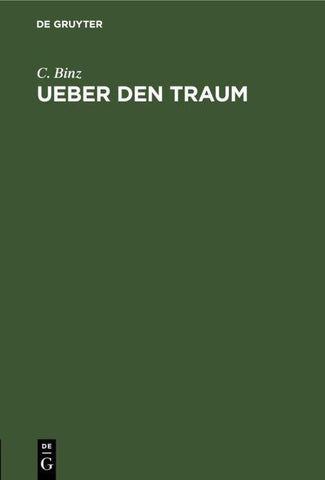 Ueber den Traum